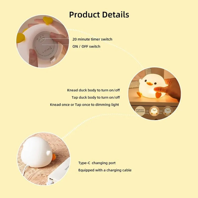Mochi Duck Lamp